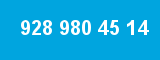 928 980 45 14 928 980 45 14